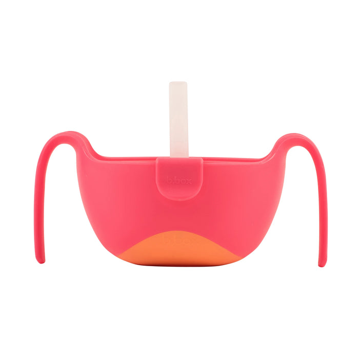 B.Box Bowl And Straw XL - Strawberry Shake