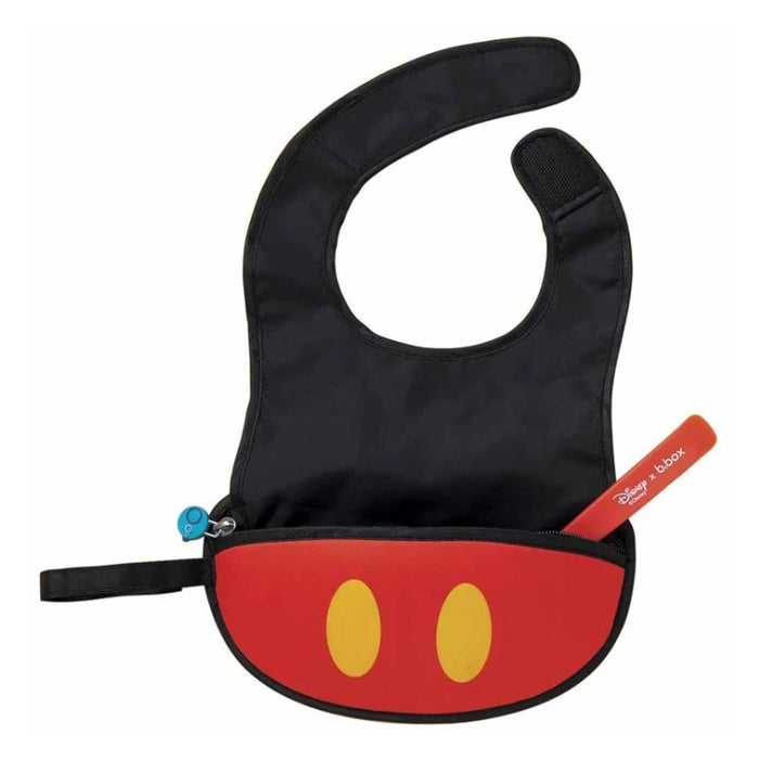 B.Box X Disney Travel Bib With Spoon – Mickey