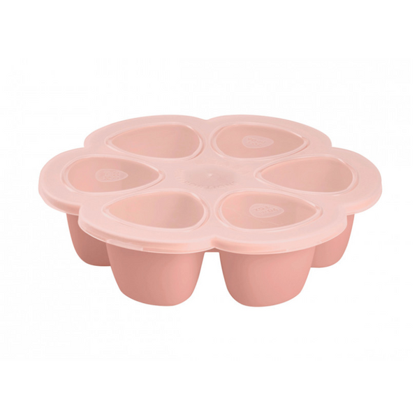 Beaba Freezing Silicone Multiportions 6x90ml - Vintage Pink
