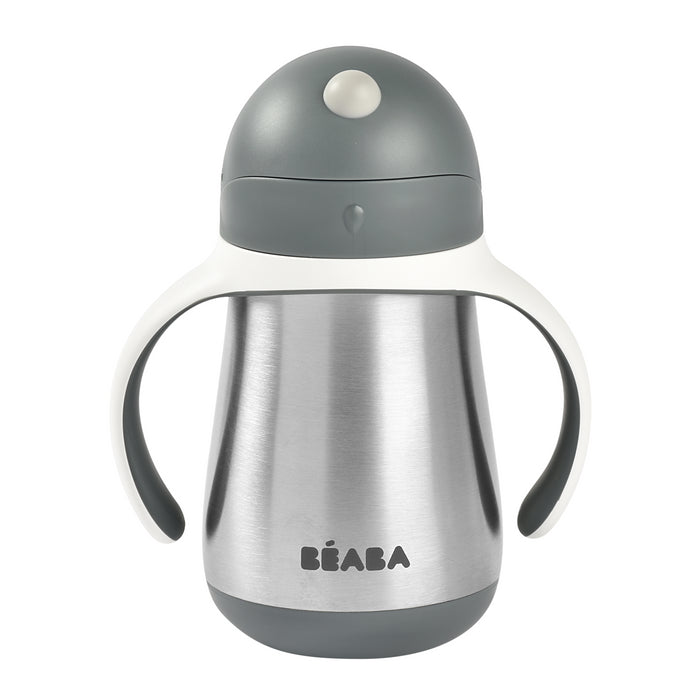 Beaba Stainless Steel Cup 250ml – Mineral Grey