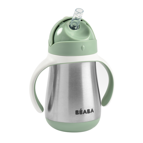 Beaba Stainless Steel Cup 250ml – Sage Green