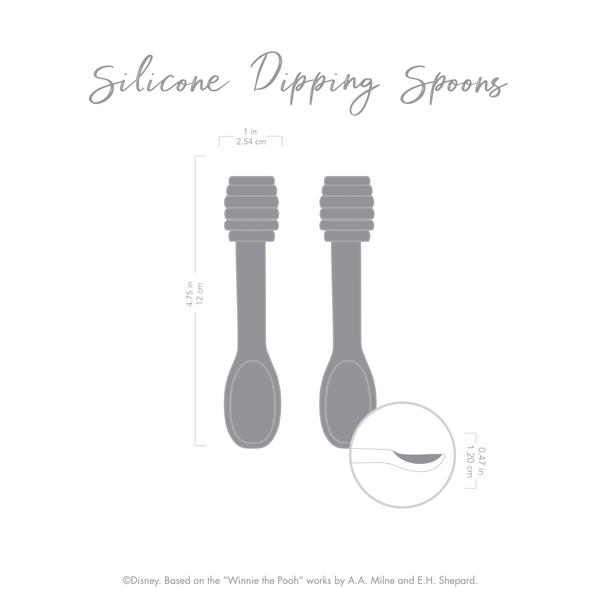 Bumkins Silicone Dipping Spoons - Winnie the Pooh