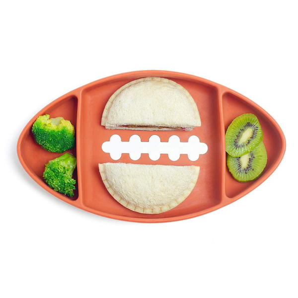 Bumkins Silicone Suction Plate – Football