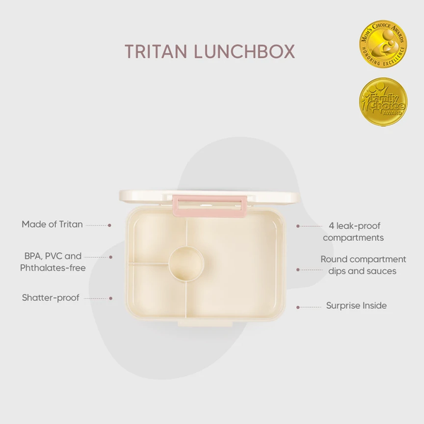 Citron Incredible Tritan Lunchbox With 4 Compartments – Unicorn