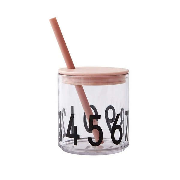 Design Letters Straw Lid (For Tritan) – Nude