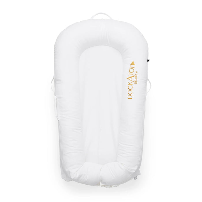 DOCKATOT DELUXE+ PRISTINE WHITE 0-8MTH