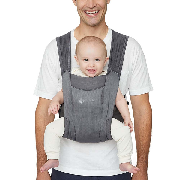 Ergobaby Embrace Soft Air Mesh Carrier - Washed Black