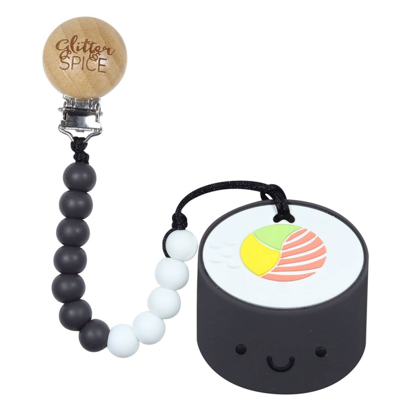 Glitter And Spice Whistle & Flute Sushi Teether