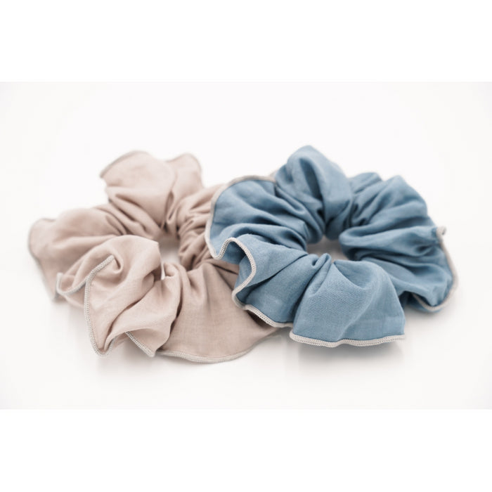 Grech & Co Hair Scrunchie Set Of 2 - Laguna & Bog