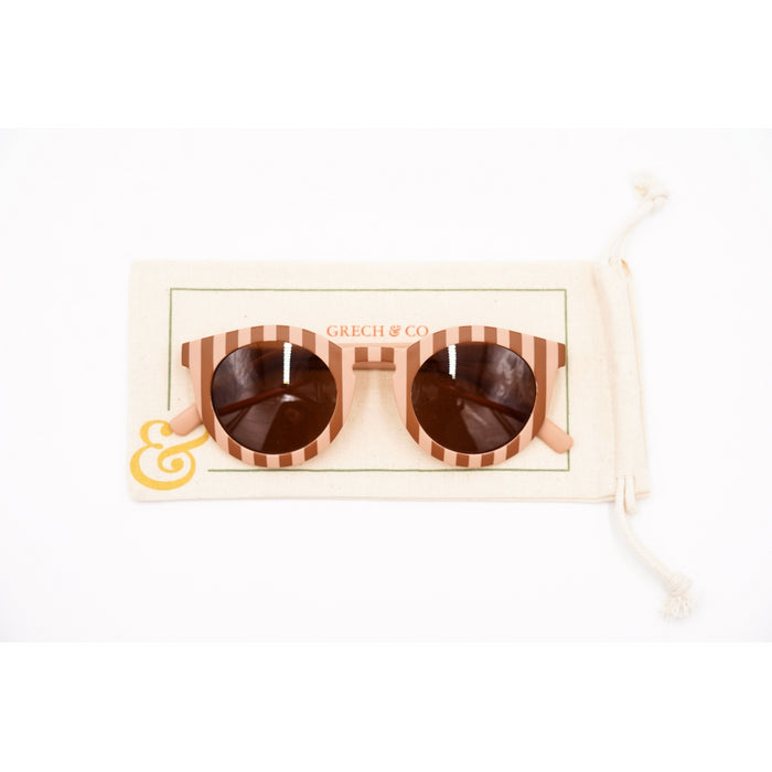 Grech & Co Polarized Sunglasses - Kids - Stripes Sunset & Tierra