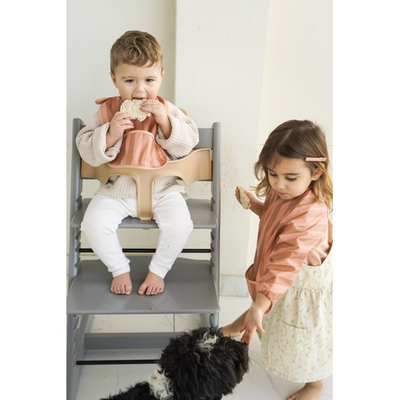 Grech & Co Smock Bib - Stripes Sunset & Tierra