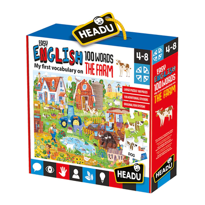 Headu Easy English 100 Words - The Farm