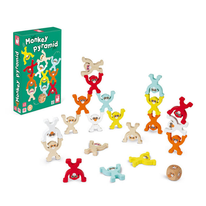 Janod Monkey Pyramid Game