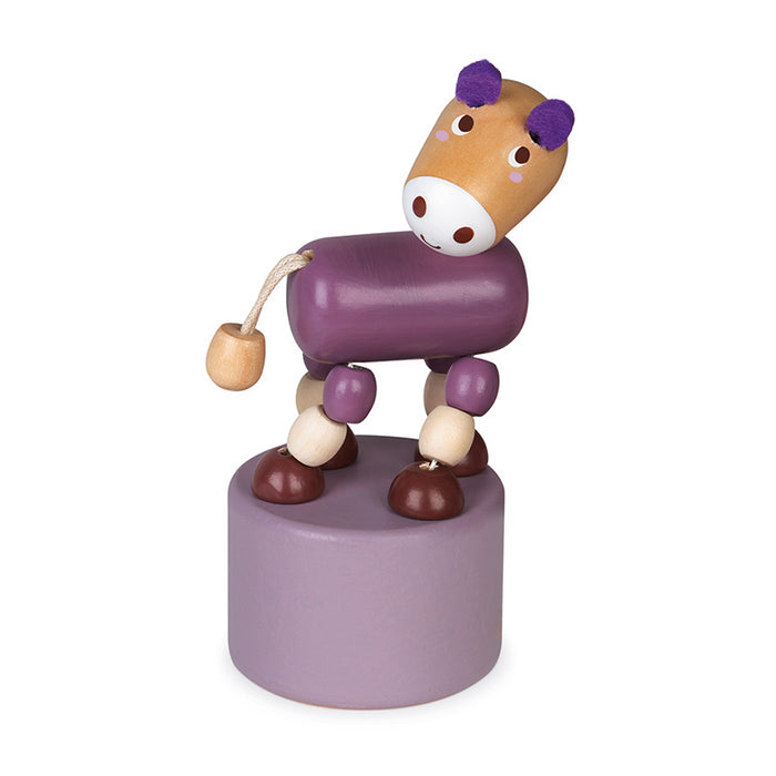 Janod Pocket Push Up Puppet - Donkey