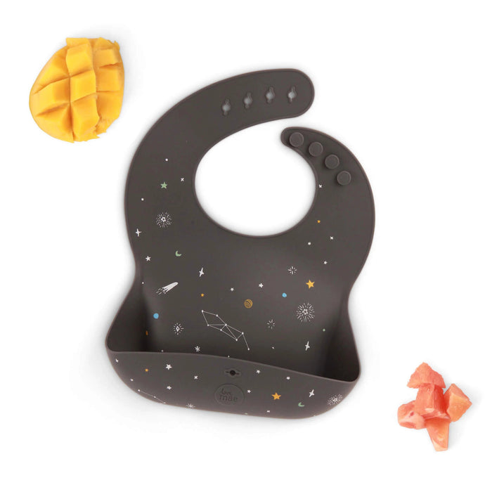 Love Mae Silicone Bib – Space