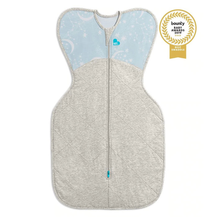 Love To Dream Swaddle Up™ 專利設計溫暖蝶型包巾 - 藍色 2.5Tog 中碼