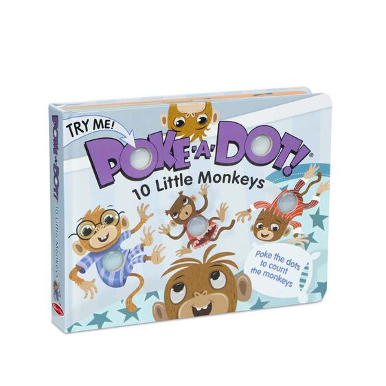 Melissa & Doug Poke-A-Dot - 10 Little Monkeys