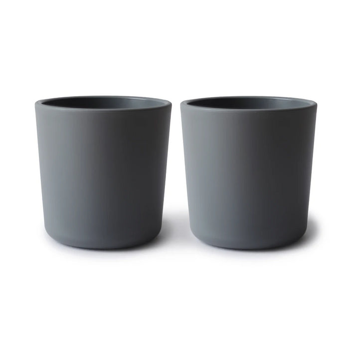 Mushie Dinnerware Cup Set Of 2 - Smoke