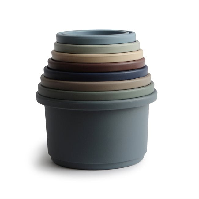 Mushie Stacking Cups Toy - Forest