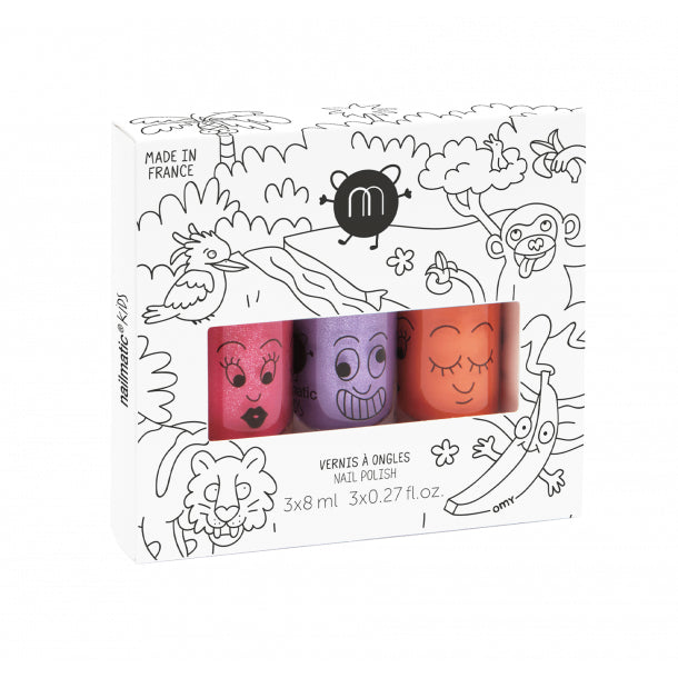Nailmatic Set Of 3 Nail Polishes – Jungle