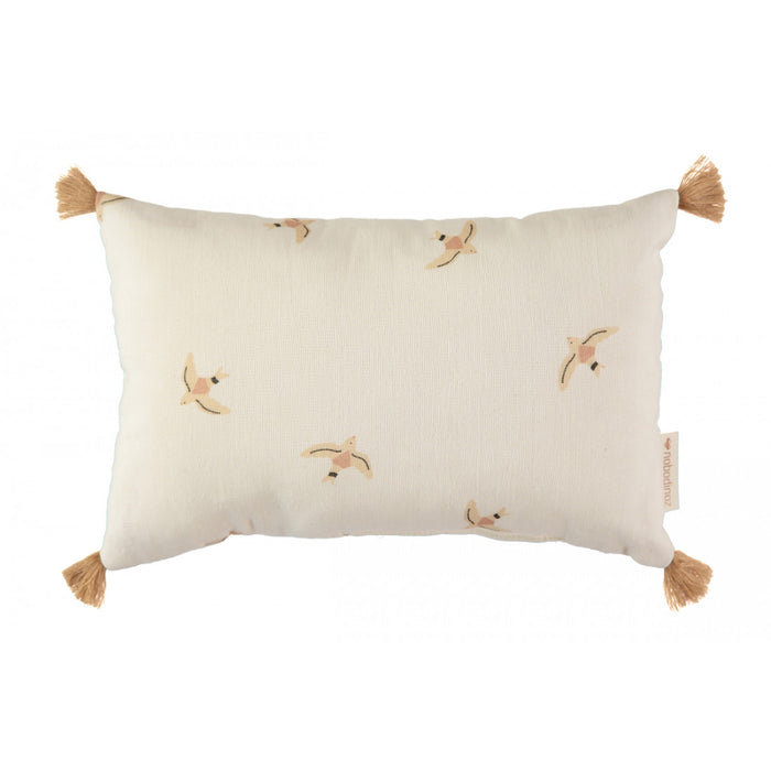 Nobodinoz Sumblim Cushion Nude Haiku Birds/ Natural