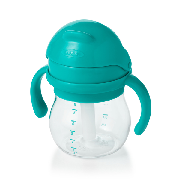 Oxo Tot Grow Straw Cup with Handle 6oz – Teal