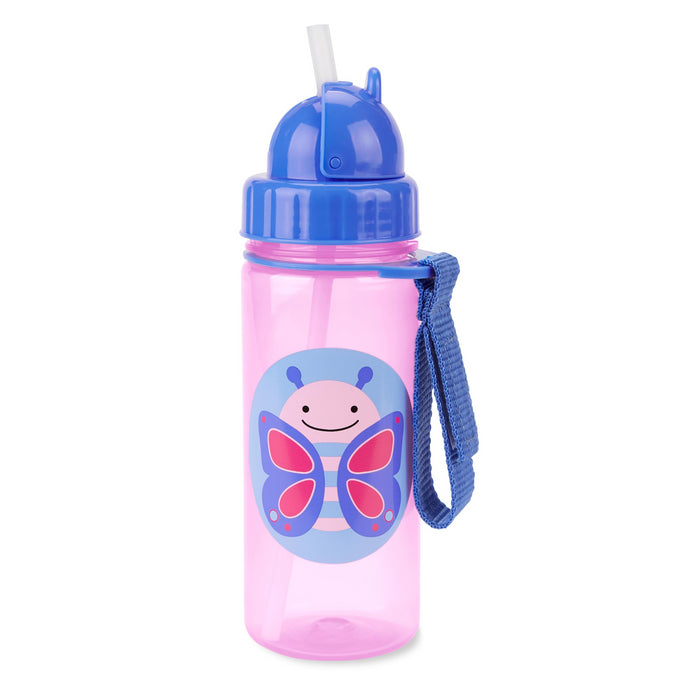 Skip Hop Zoo PP Straw Bottle 13 Oz – Butterfly