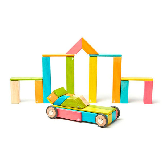 Tegu Classics Magnetic Wooden Blocks 42-Piece Set – Tints