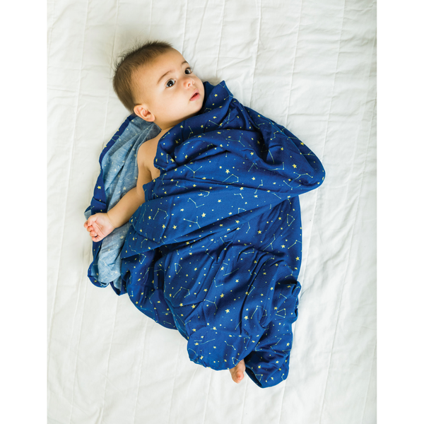 Tiny Twinkle Kaffle® Swaddle Blanket - Constellation