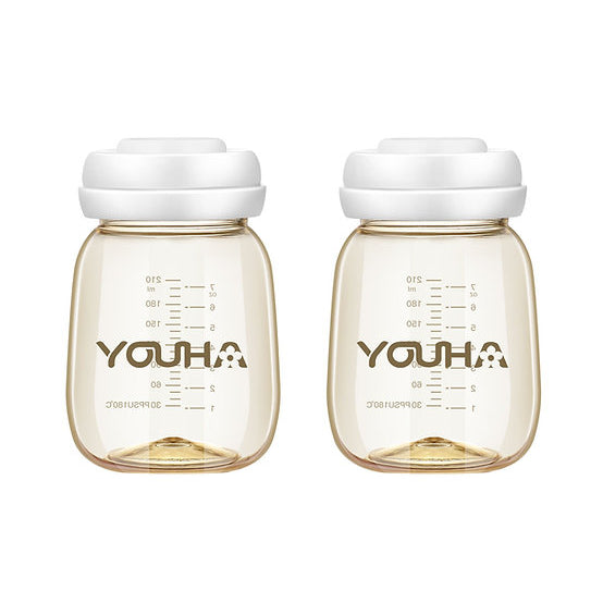 Youha PPSU Storage Bottle with cap 210ml/7oz (Pack Of 2)