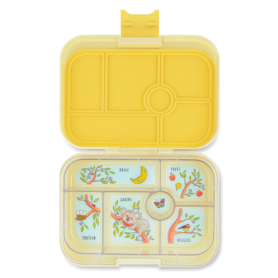 Yumbox Original - 6 Compartment - Sunburst Yellow Koala