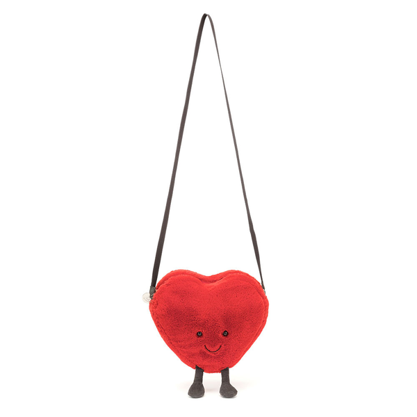 Jellycat Amuseable Heart Bag Red