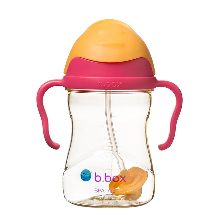 B.Box New Sippy Cup 240ml – Deluxe Edition - PPSU - Pink Orange