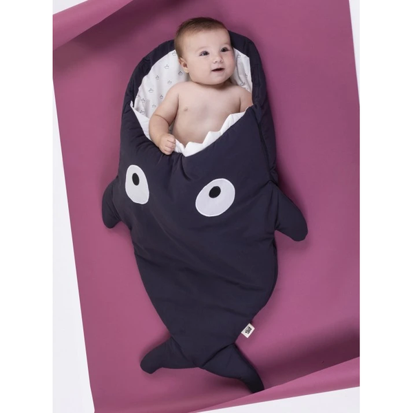 baby bites schlafsack Babybites Shark Sleeping Bag Boats Blue Navy | New Born
