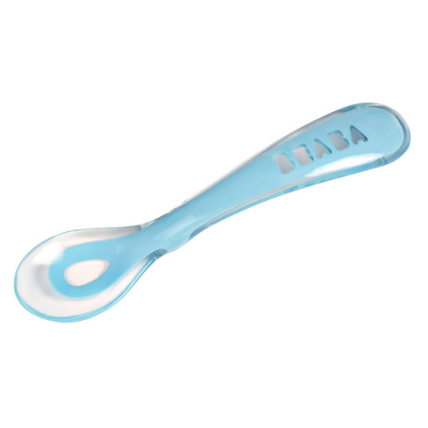 Beaba 2nd Age Soft Silicone Spoon - Blue