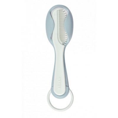 Beaba Baby Brush And Comb Set - Green Blue