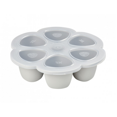 Beaba Freezing Silicone Multiportions 6X150ml – Light Grey