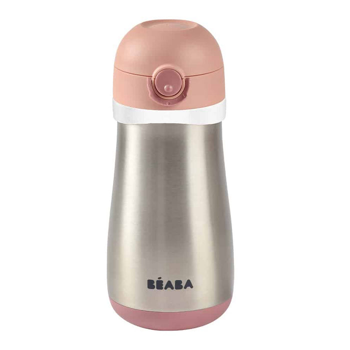 Beaba Stainless Steel Bottle 350ml – Old Pink