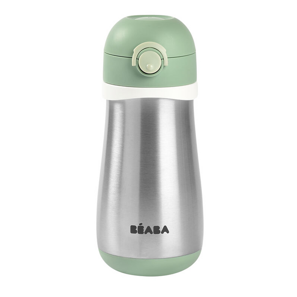 Beaba Stainless Steel Bottle 350ml – Sage Green