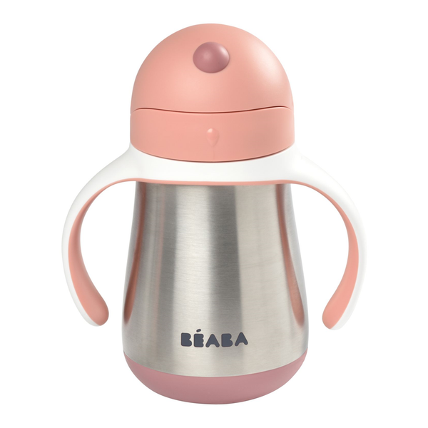 Beaba Stainless Steel Cup 250ml - Pink | Baby Sophie – BABY SOPHIE
