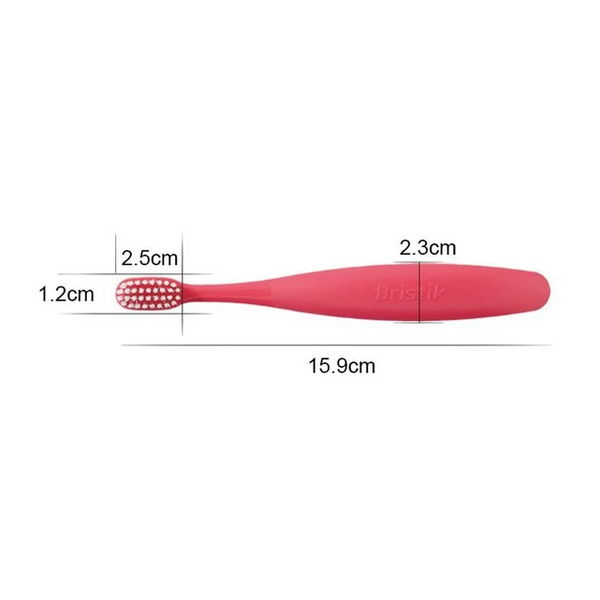 Bristik Ergo Kids Toothbrush 3Y+ Stage 2 – Green