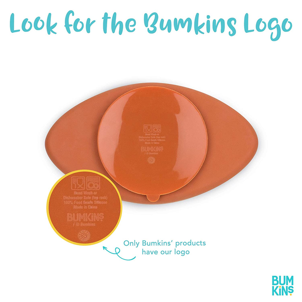 Bumkins Silicone Suction Plate – Football