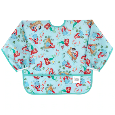 Bumkins Sleeved Bib – Disney Ariel (6-24 Months)