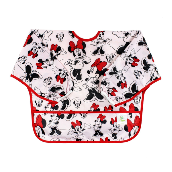 Bumkins Sleeved Bib – Disney Minnie Mouse Classic (6-24 Months)