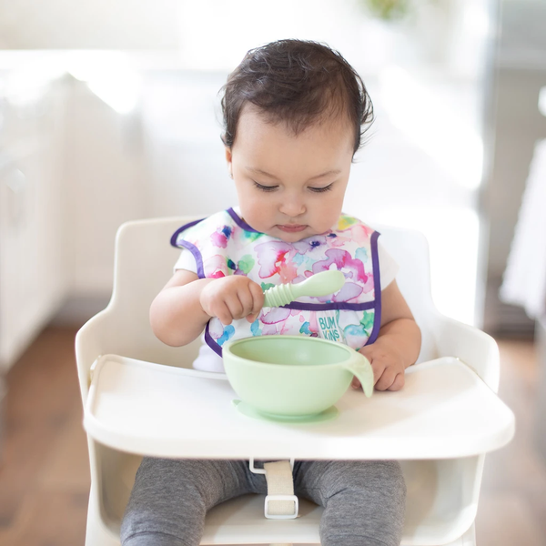 Bumkins Starter Bib 2Pcs/Pack – Watercolors And Brush Strokes