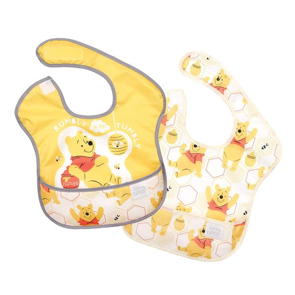 Bumkins Superbib 2Pcs/Pack – Winnie The Pooh Hunny (6-24 Months)