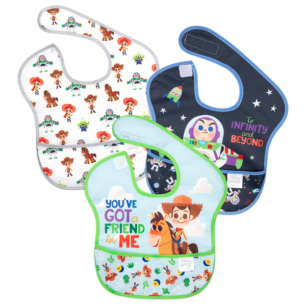 BUMKINS SUPERBIB 3PCS/PACK - TOY STORY (6-24 MONTHS)