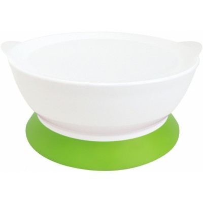 CALIBOWL 12OZ TODDLER SUCTION BOWL - GREEN