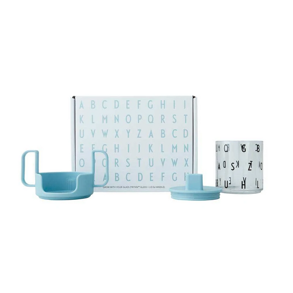 Design Letters Grow With Your Glass Tritan – Light Blue