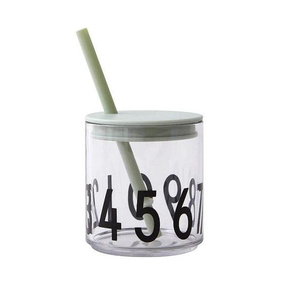 Design Letters Straw Lid (For Tritan) – Green